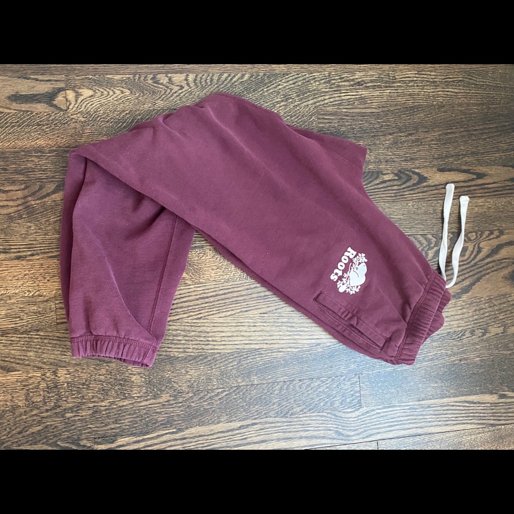 Original roots maroon sweatpants